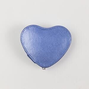 Stella & Max Heart Shaped Compact Jewelry Box Blue (Pre-owned/as pictured)